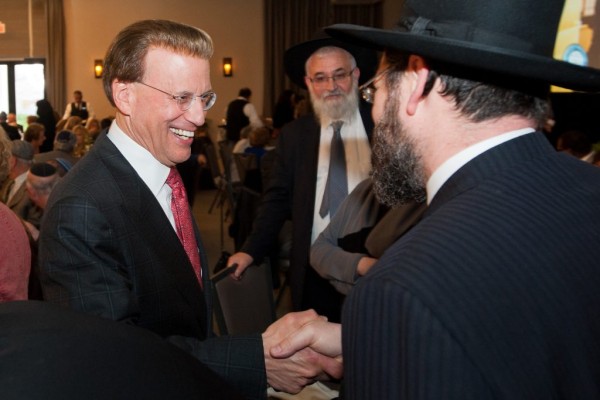 JEA 2012 Awards Luncheon Lowell Milken Rabbi Klein